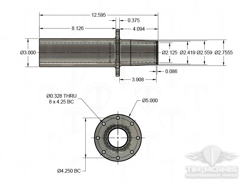 Mark Williams Floater Spindle Dimensions