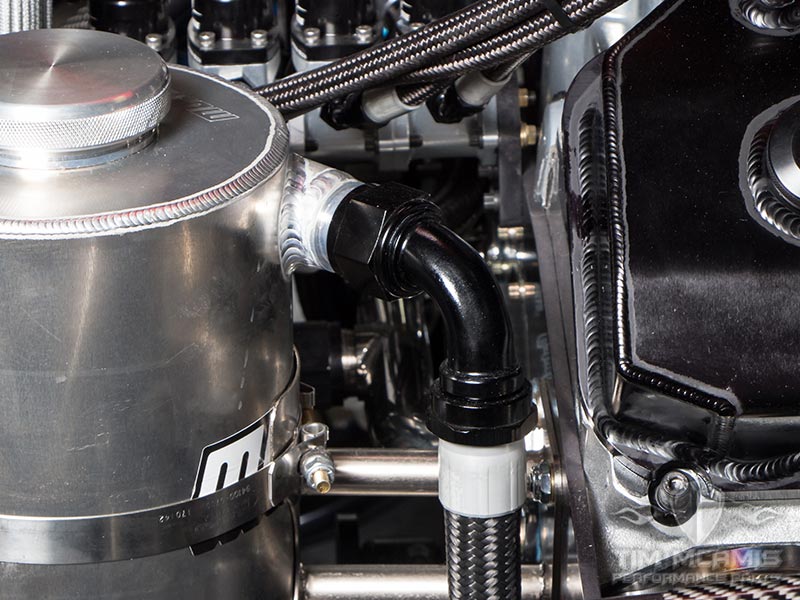 90 Degree AN Crimp Fitting