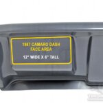 67 Camaro Dash Face