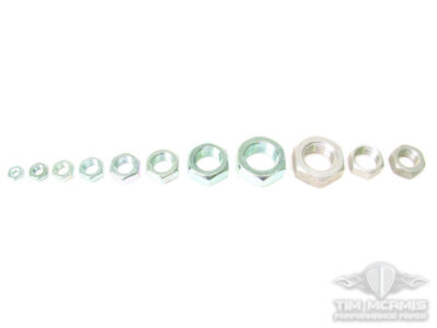 5/16"-24 LH. Jam Nut Steel