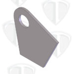 TI Wheelie Bar Pin Plate - Image 1