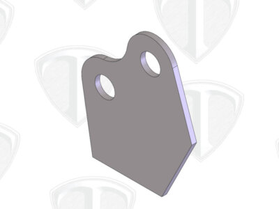 Titanium Wheelie Bar Quick Pin Plate