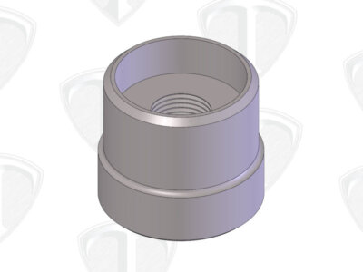 Ti 1-1/2" x 0.054 TUBE ADAPTER:  5/8-18 LH