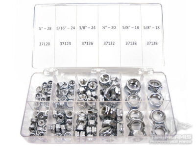 Fine Nylock Jam Nut Assortment
