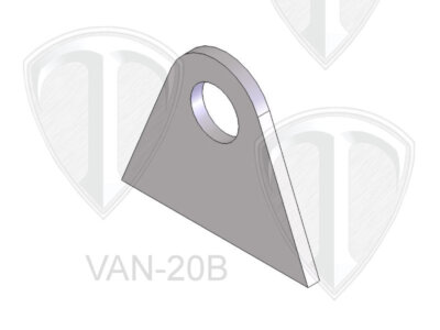 Seat Belt Tab: 1/2" Hole