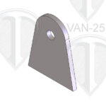 Universal Tab: 1/4" Hole
