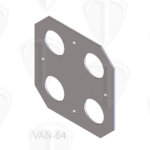 4130 Body Mount Plate
