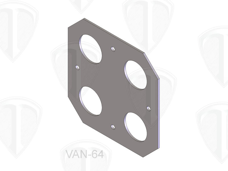 4130 Body Mount Plate