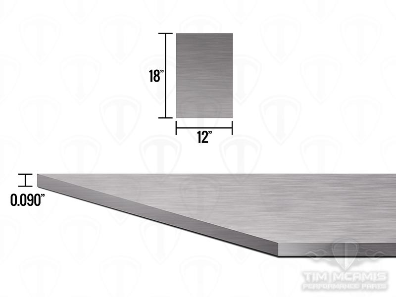 4130 Plate - 0.090” x 18" x 12"