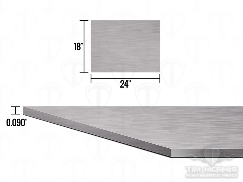 4130 Plate - 0.090” x 18" x 24"