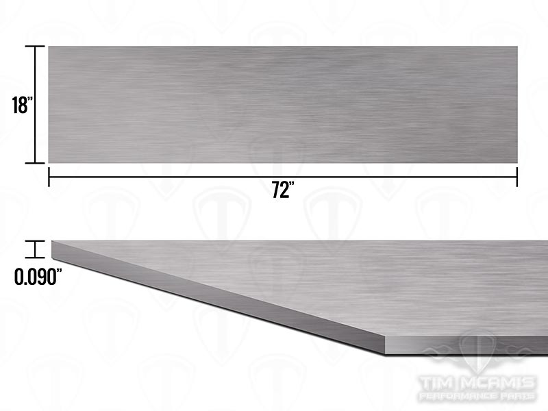 4130 Plate - 0.090” x 18" x 72"
