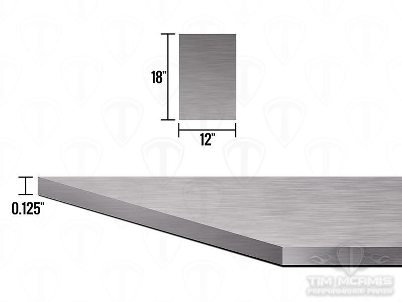 4130 Plate - 0.125” x 18" x 12"