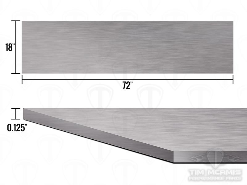 4130 Plate - 0.125” x 18" x 72"