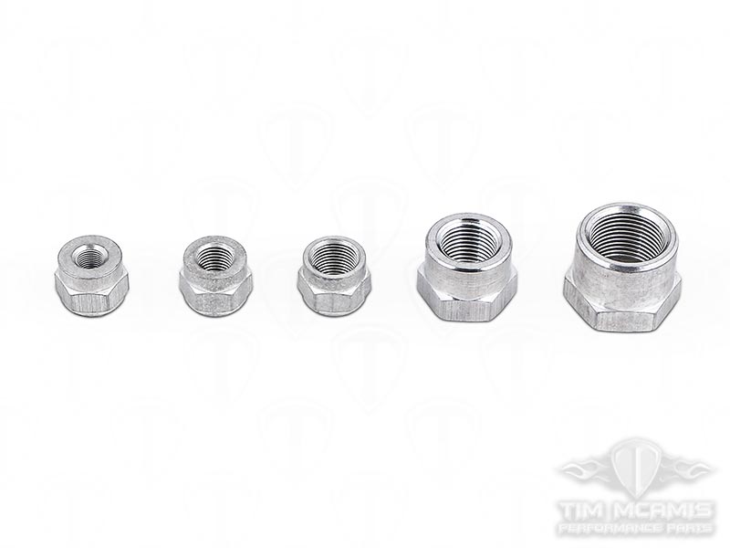 Vibrant 2.75in OD Aluminum Weld Bungs w/ Polished Aluminum Threaded Cap (incl. O-Ring) main image 0