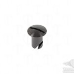 Black .500 Alum. Oval Head (7/16) Dzus Fastener