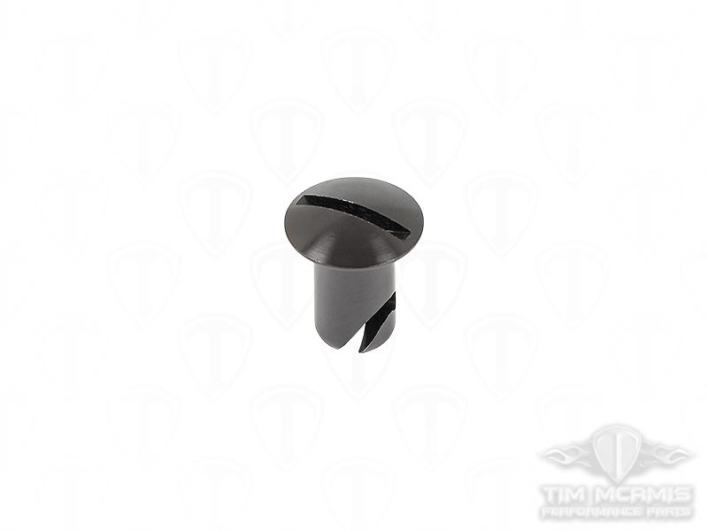 Black .500 Alum. Oval Head (7/16) Dzus Fastener