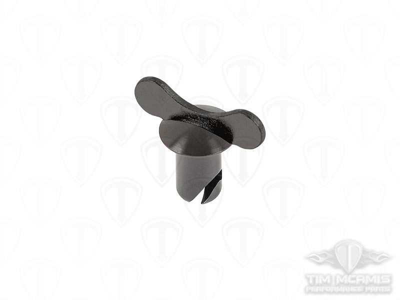 Winged Oval Head Dzus Fastener (Black)