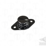 Black .500 Aluminum Self Eject (5/16) Dzus Fastener