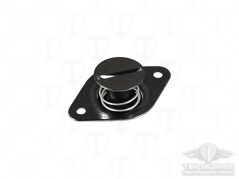 Black .500 Aluminum Self Eject (7/16) Dzus Fastener