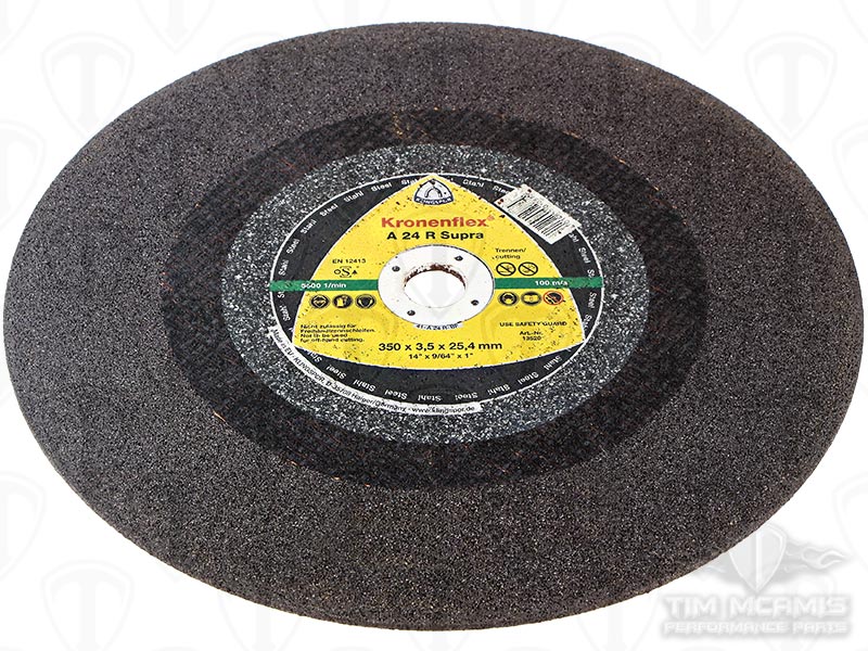 14” x 1/8” x 1" S/S Cutting Wheel