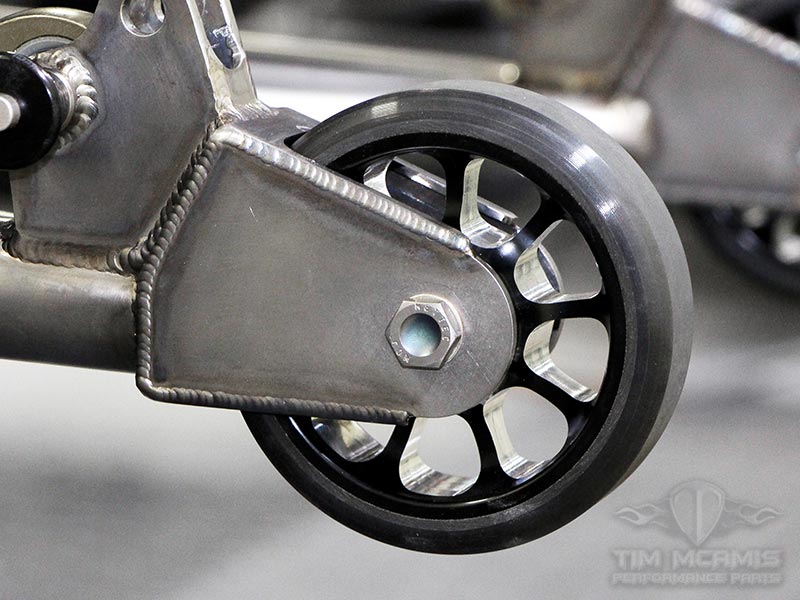 Titanium Wheelie Bar Plate