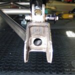 Titanium Wheelie Bar Plate
