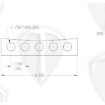 TI Body Mount Plate (Trunk Large) - Image 2