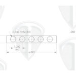 TI Body Mount Plate (Trunk Small) - Image 2