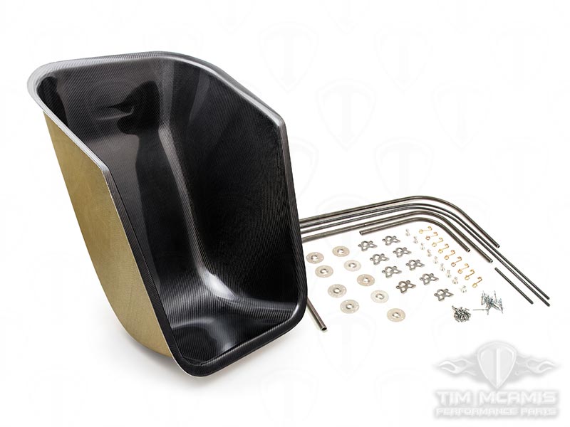 Carbon Fiber Seat & Frame Kit (Flanged)