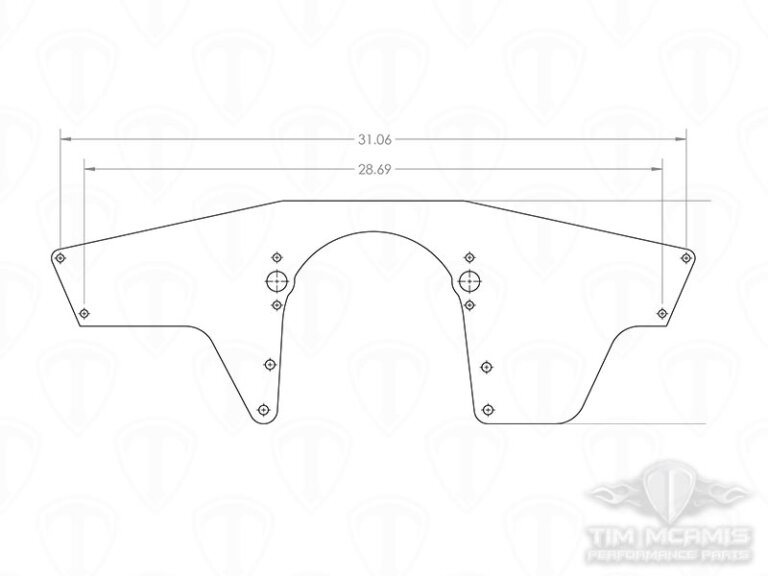 5.3 Bore Space BBC Motor Plate