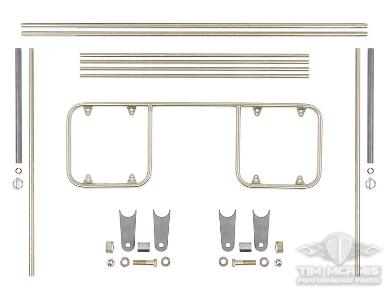 Titanium Parachute Mount Kit Dual Divided