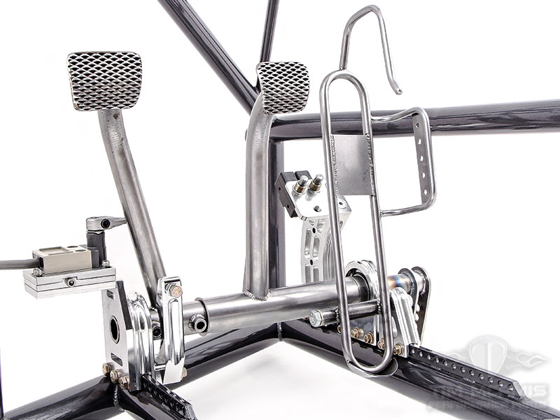 Adjustable Pedal Kit Clutch Brake Cable Operated Gas