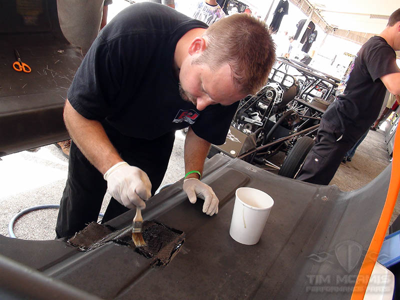 Repairing Carbon Fiber Part