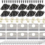 Black Allen Head Self Eject (7/16) Dzus Fastener Kit