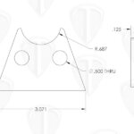 Pedal Cross Shaft Mount (Outer) - Image 2