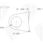 Fire Nozzle Tab Dims