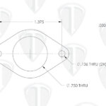 Dzus Backing Plate Dims