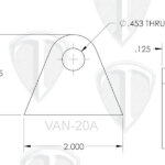Seat Belt Tab: 7/16" Hole - Image 2
