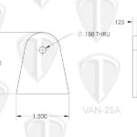 3/16" Universal Tab Dimensions