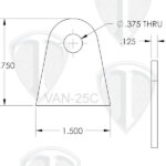 3/8" Tab Dimensions