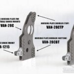 Adjustable Shock Mount Bracket Set