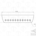 Throttle Cable Mount Tab Dims