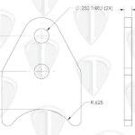 Hand Brake Lever Tab - Image 2