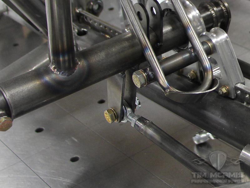 Hand Brake Pedal Shaft Tab Installed