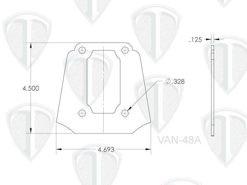 Magnafuel Fuel Pump Mount Dims