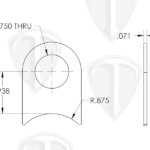 Fuel Cell Vent Tab Dims
