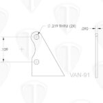NOS Valve Bracket Dimensions