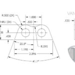 Fire Bottle Cable Tab Dims
