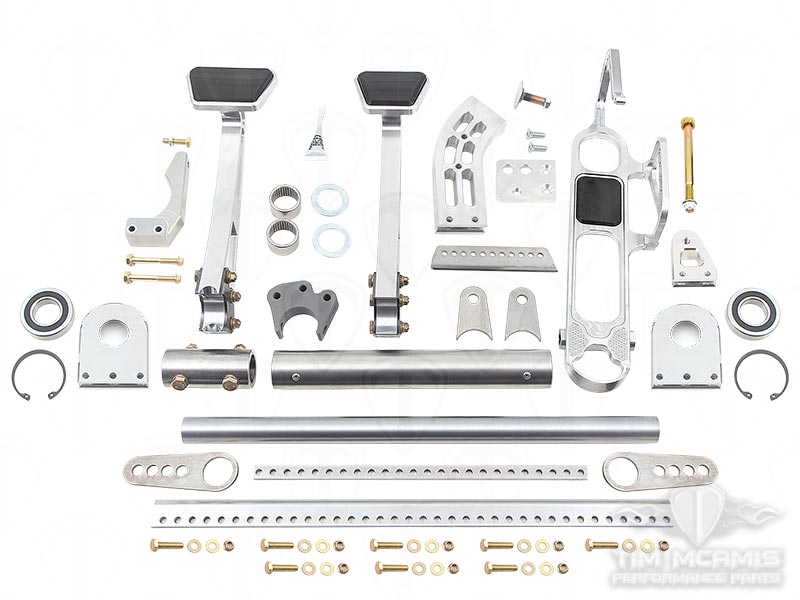 Adjustable Billet Clutch, Brake & Cable Operated Gas Pedal Kit
