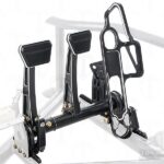 Adjustable Billet Clutch, Brake & Cable Operated Gas Pedal Kit (Black)